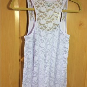 American Eagle lavender lace back